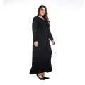 Fashion black lady dress long style flounced skirt XL to 8 XL plus size dresses